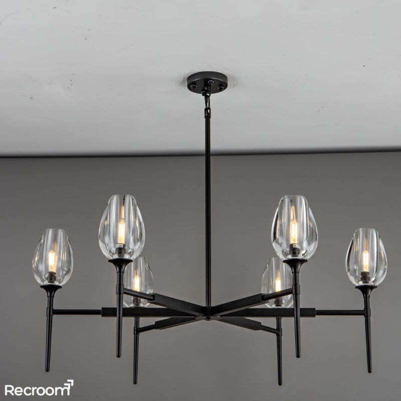 Tuilp Round Chandelier 42"