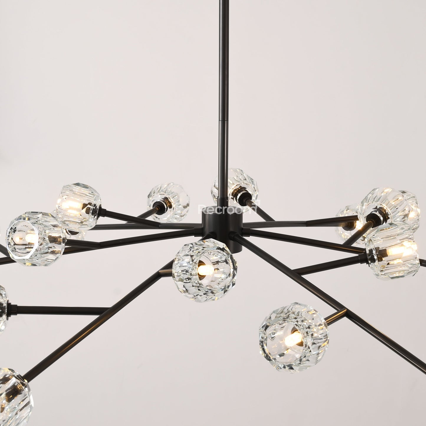 Boulew Crystal Glass Round Chandelier 60"