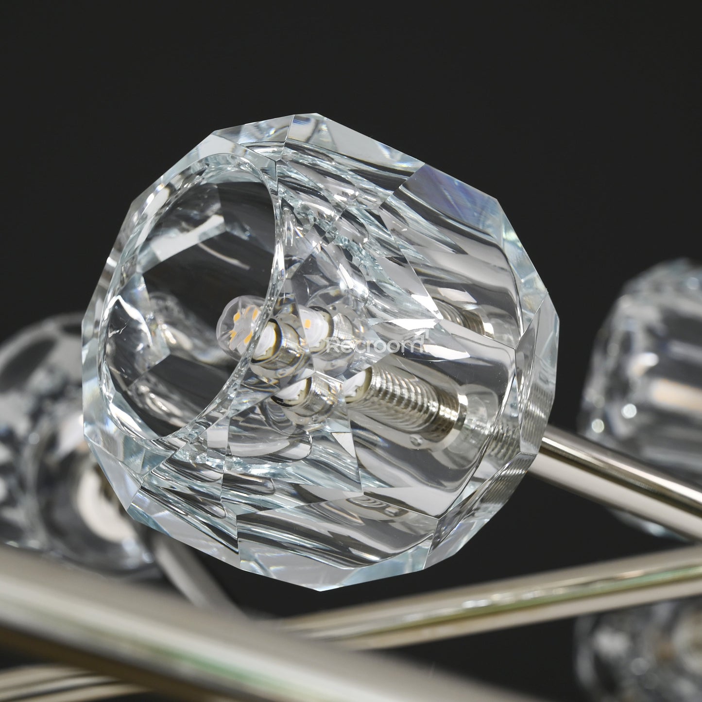 Boulew Crystal Glass Round Chandelier 60"