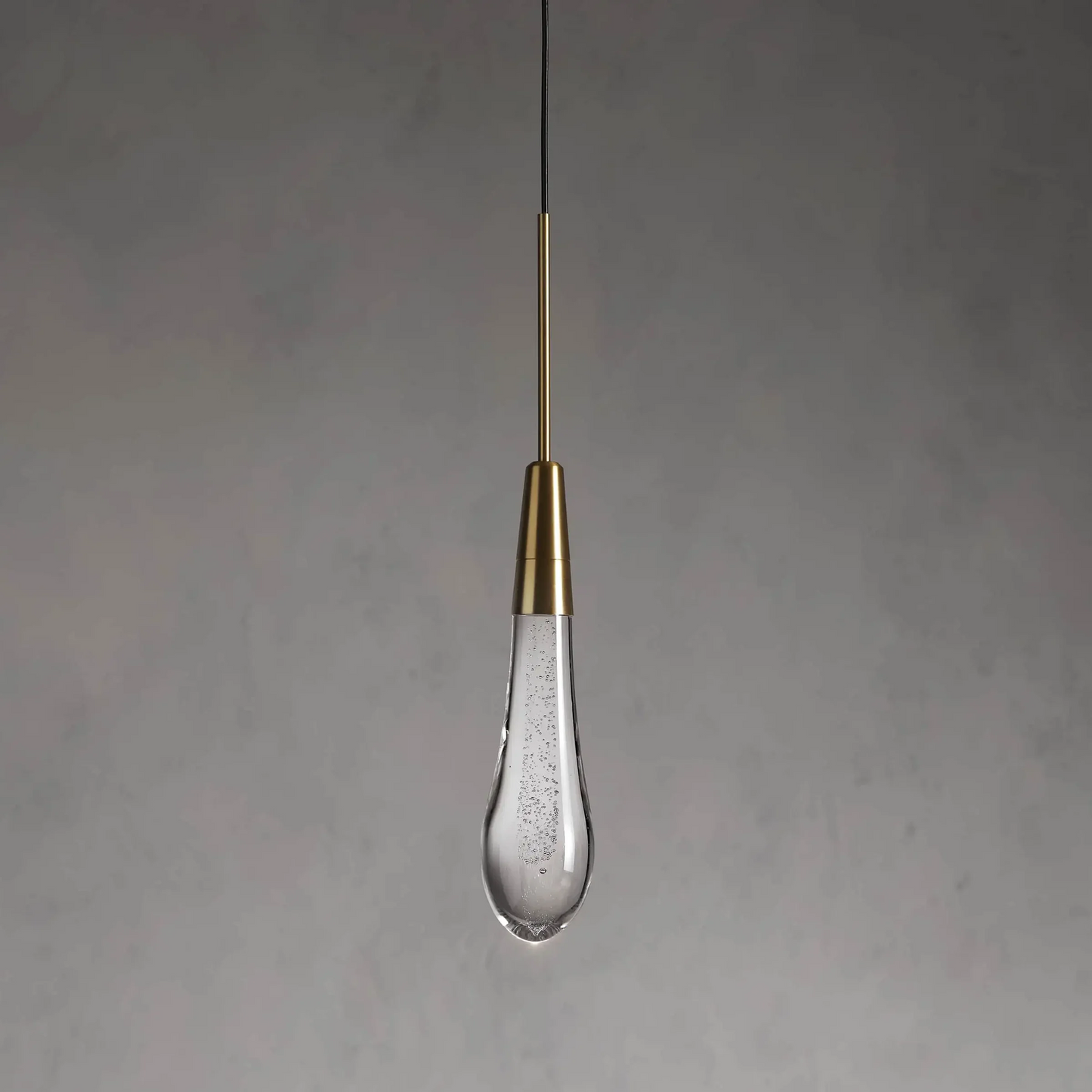 Solitaire Crystal Pendant 1 light 2 lights