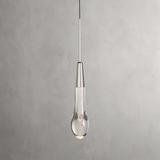 Solitaire Crystal Pendant 1 light 2 lights