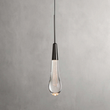 Solitaire Crystal Pendant 1 light 2 lights