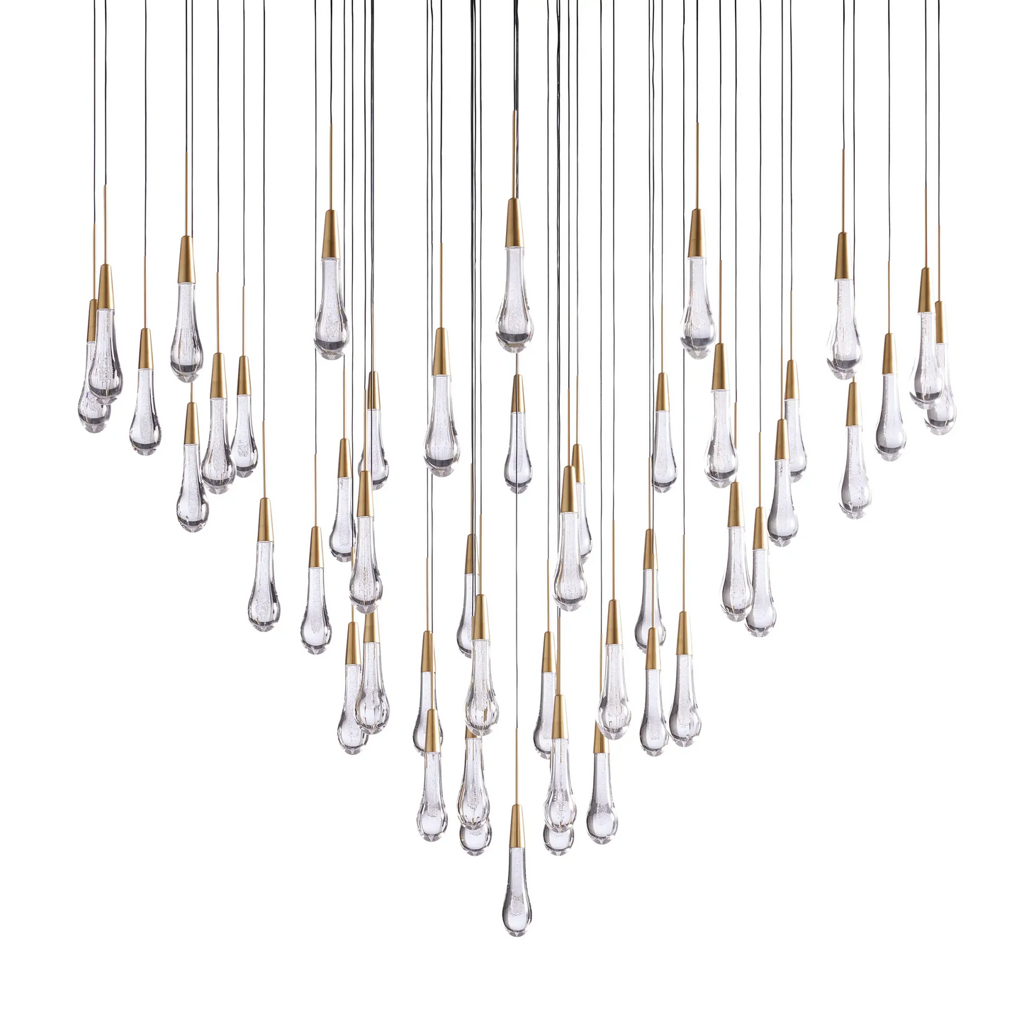 Solitaire Round Chandelier 58"D