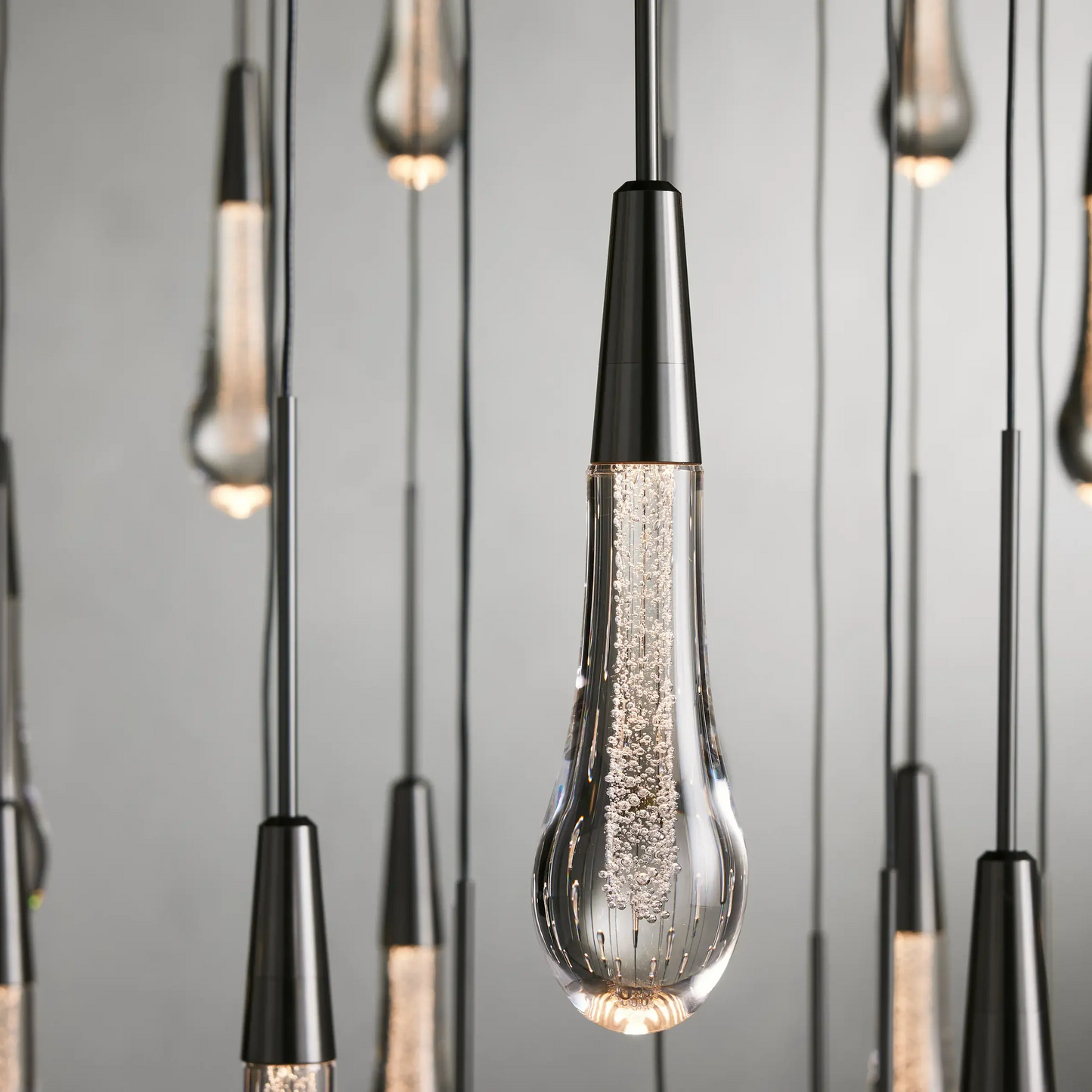 Solitaire Round Chandelier 58"D