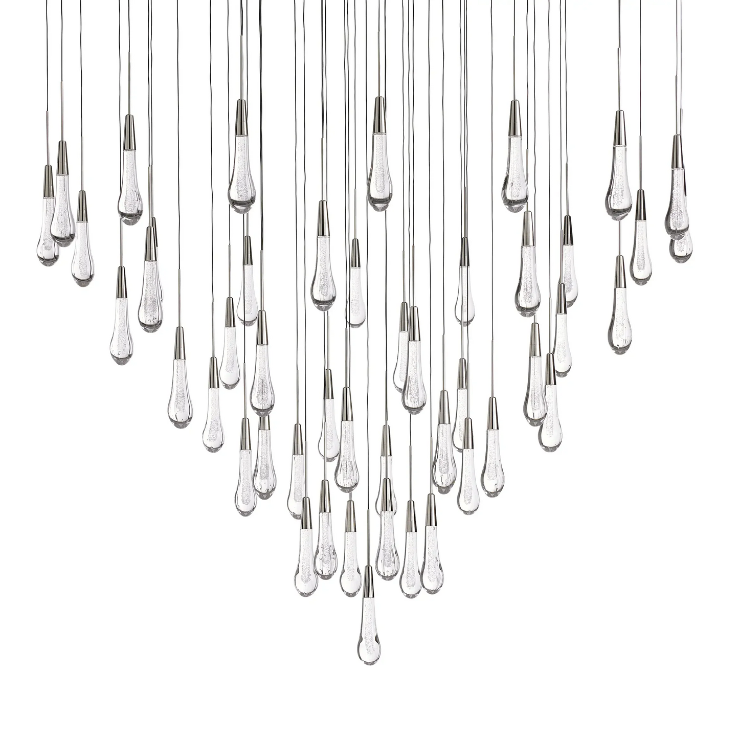 Solitaire Round Chandelier 58"D