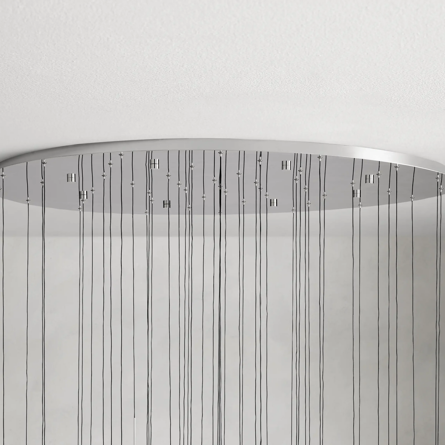 Solitaire Round Chandelier 58"D