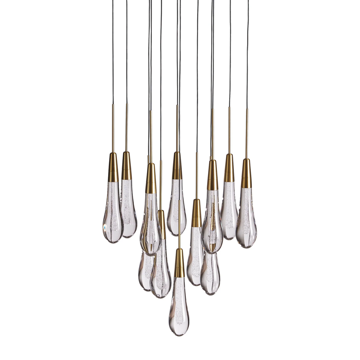 Solitaire Crystal Round Chandelier 17" 24" 36" 40'' 48'' 58"D