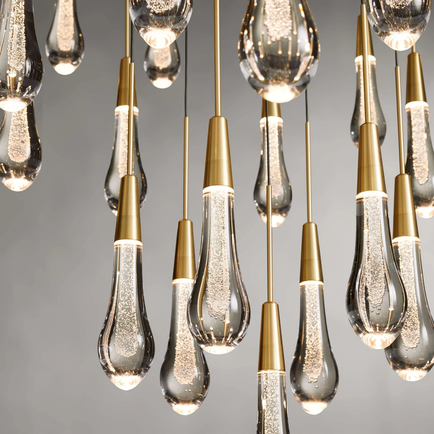 Solitaire Crystal Round Chandelier 17" 24" 36" 40'' 48'' 58"D