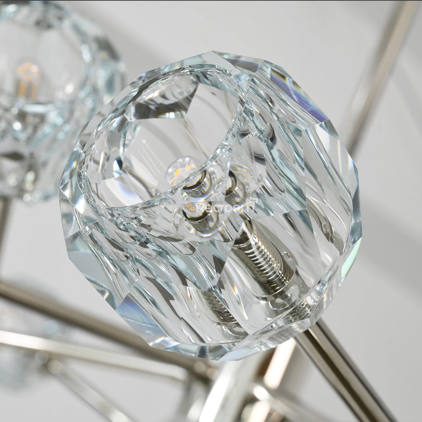 Boulew Crystal Glass Round Chandelier 60"