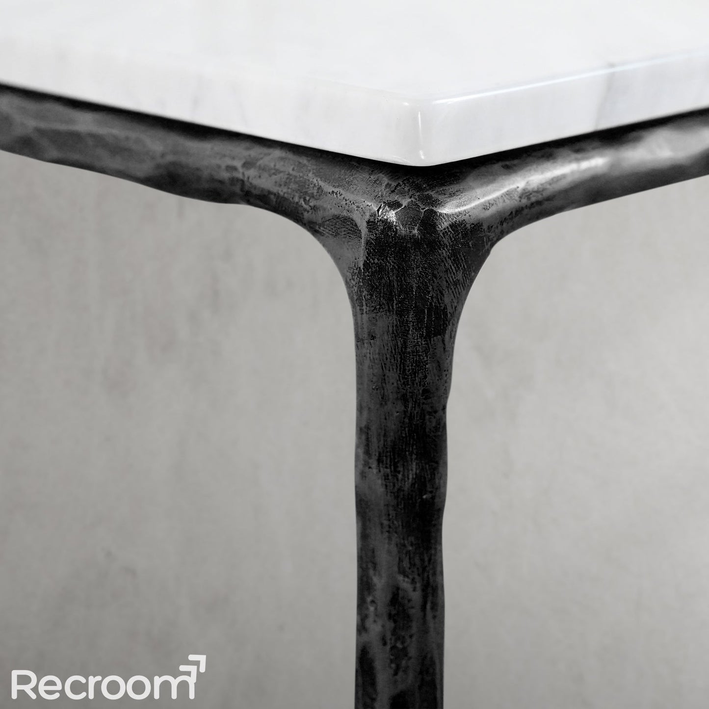 Thaddeo Marble Square Side Table 18" / 22" Overhang O