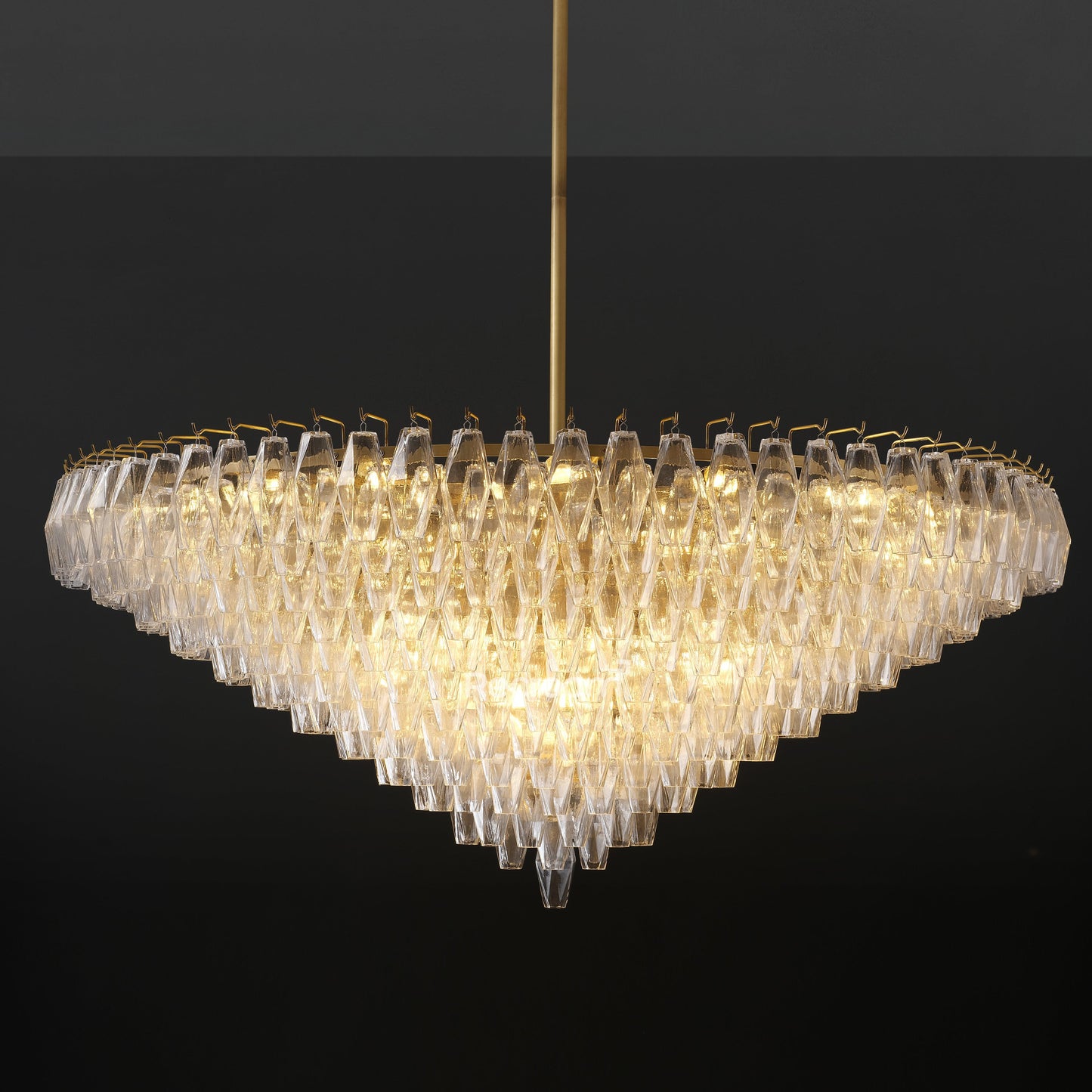 Chia Round Tired Chandelier 62"