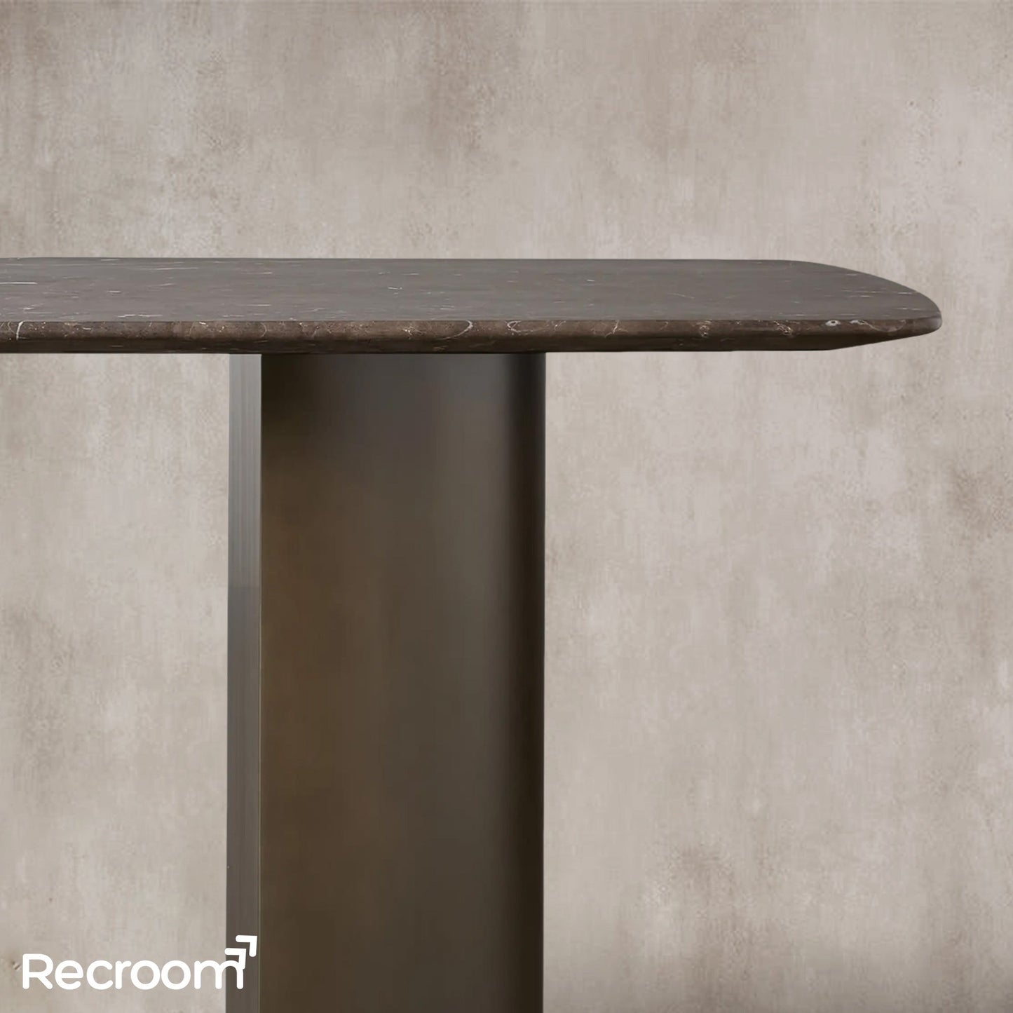 San Germani Stone Dining Table with Dauphine Base