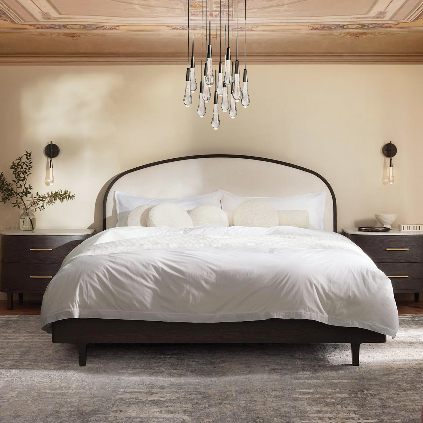 Solitaire Crystal Wall Sconce 5"W