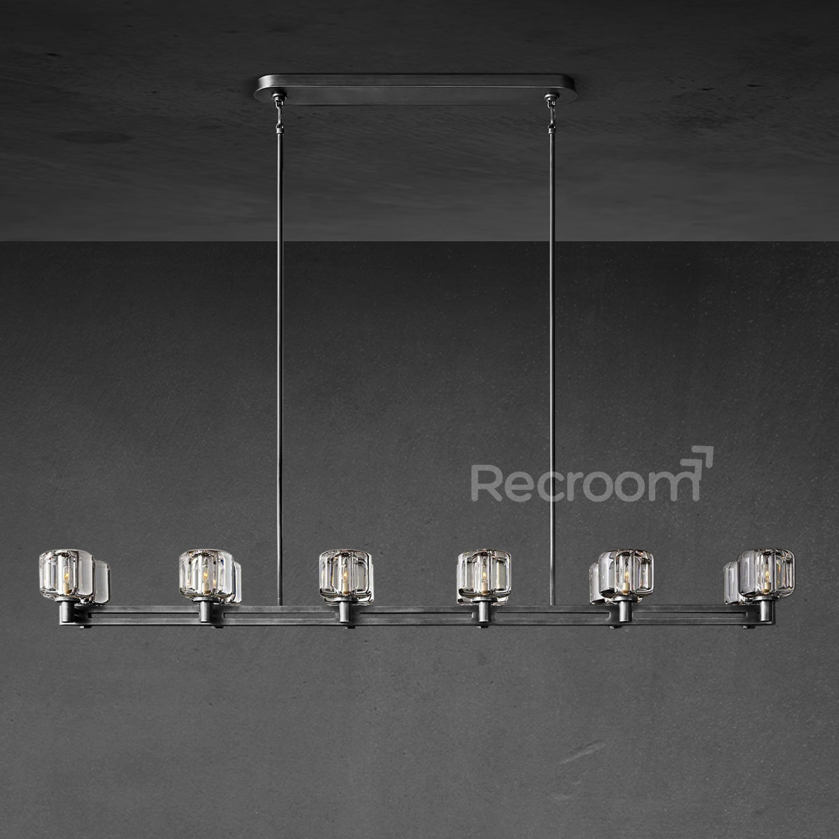 Demarat Double Linear Chandelier 72"