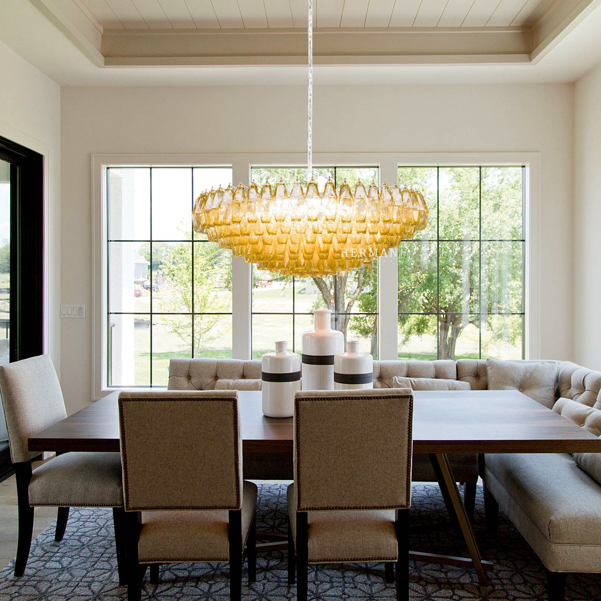 Venice Murano Chandelier 35"