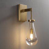 Raindrop Wall Sconce 5" Rod