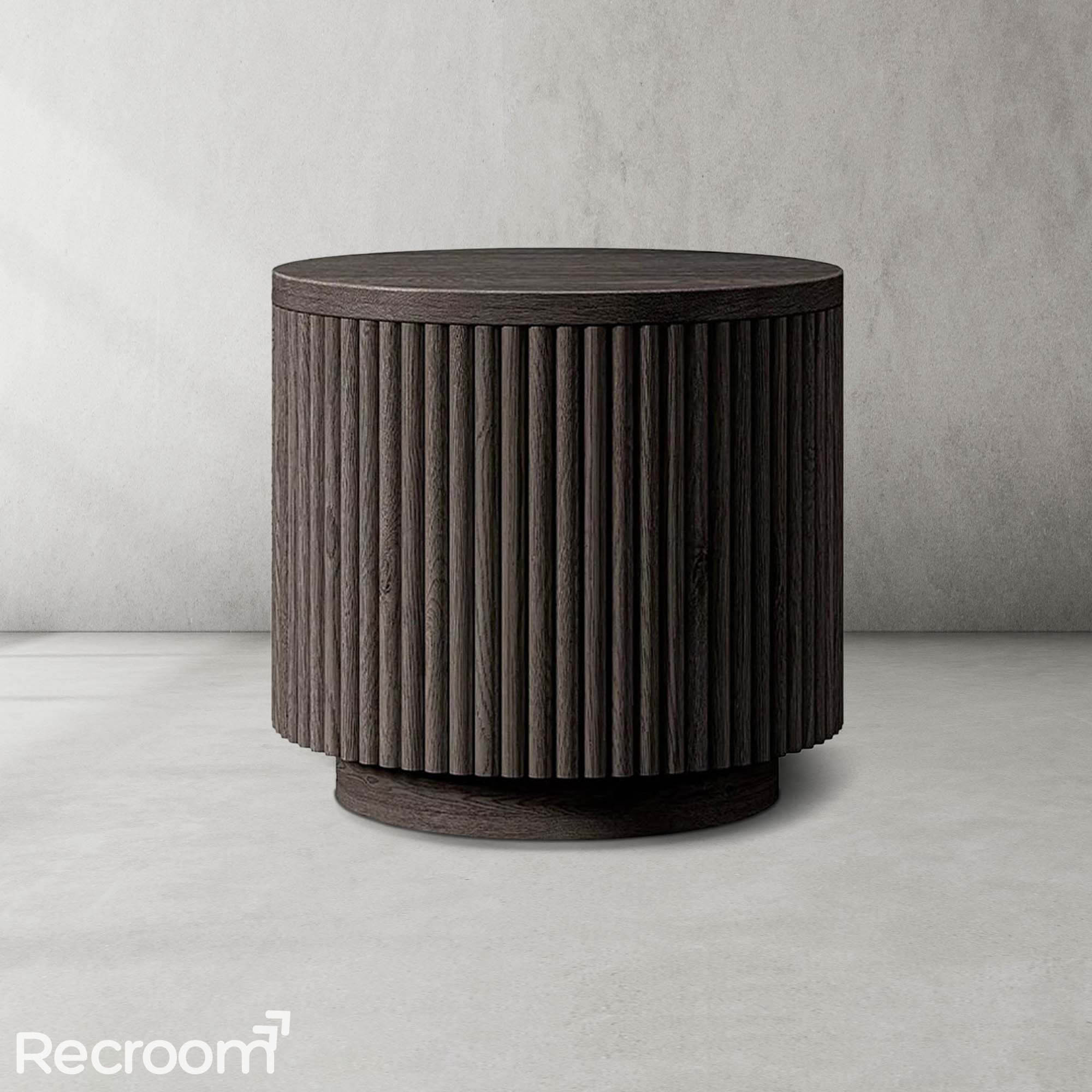 Muelho Wood Round Side Table