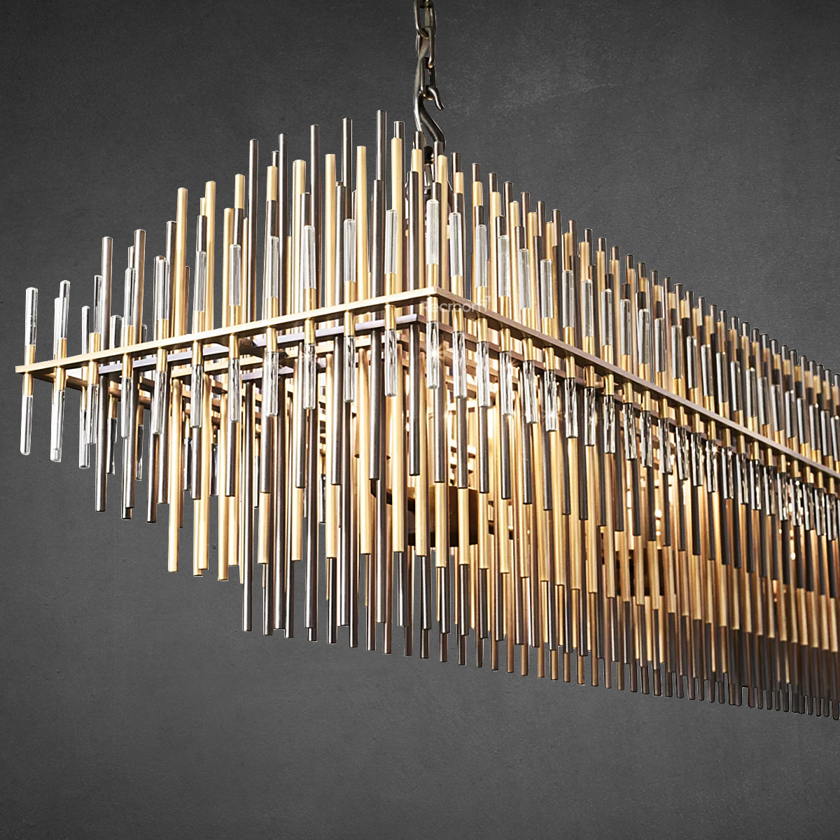 Emily Rectangular Chandelier 54"