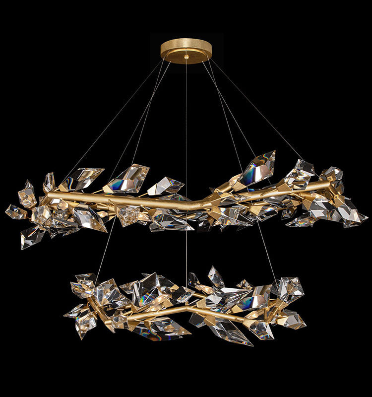 Addison 55" Round Crystal Chandelier