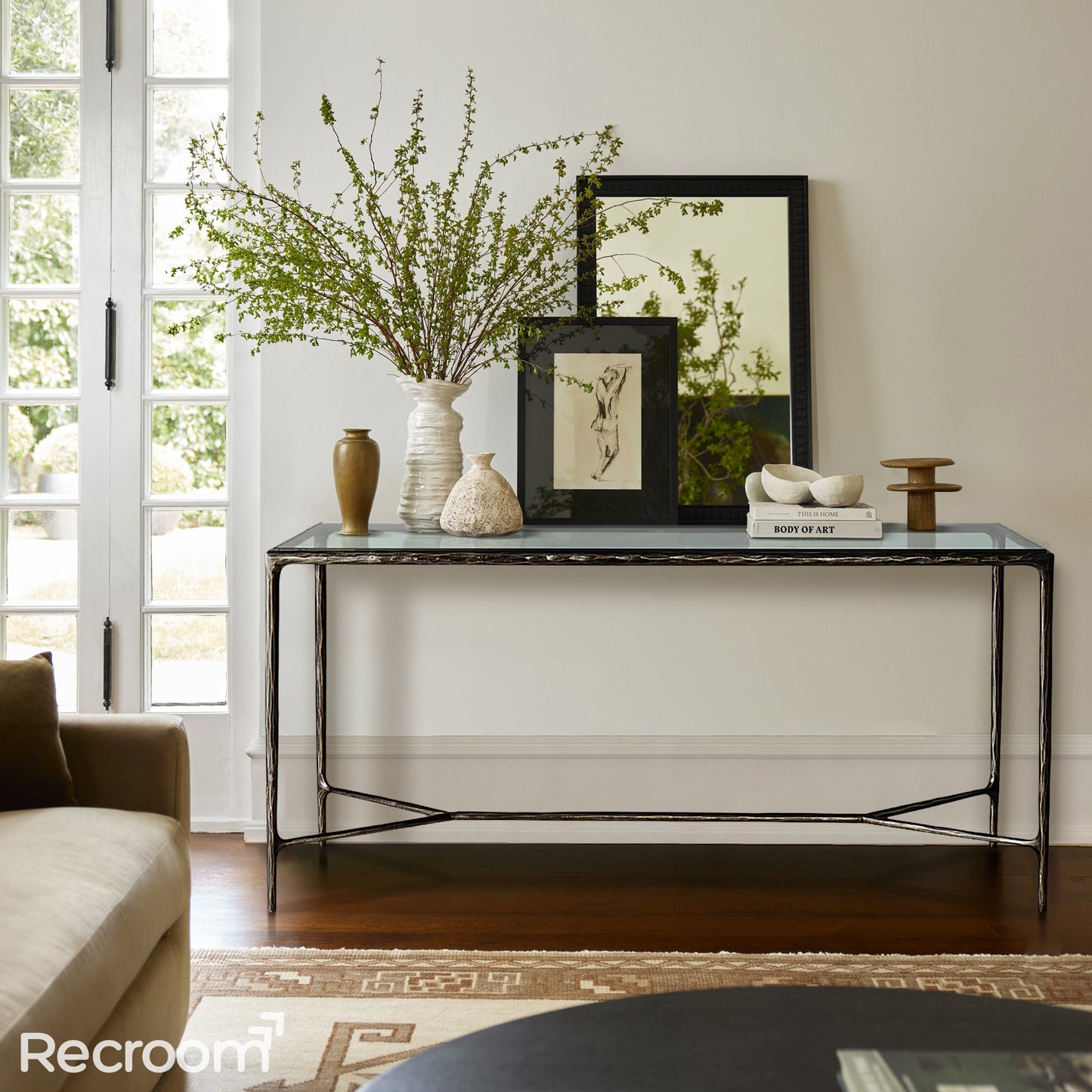 Thaddeo Marble And Grass Desk