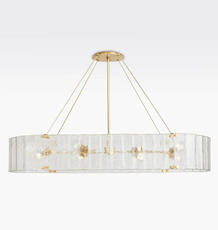 Willamette Glass Linear Chandelier 60"