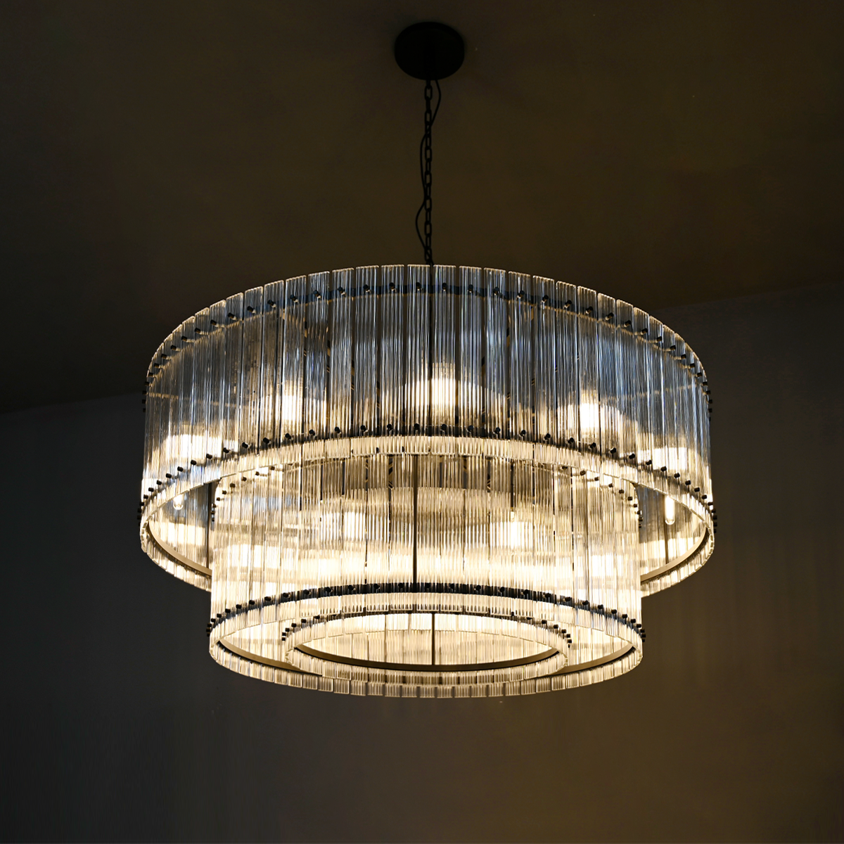 San Marcon Round Chandelier 22" 37" 48" 60"