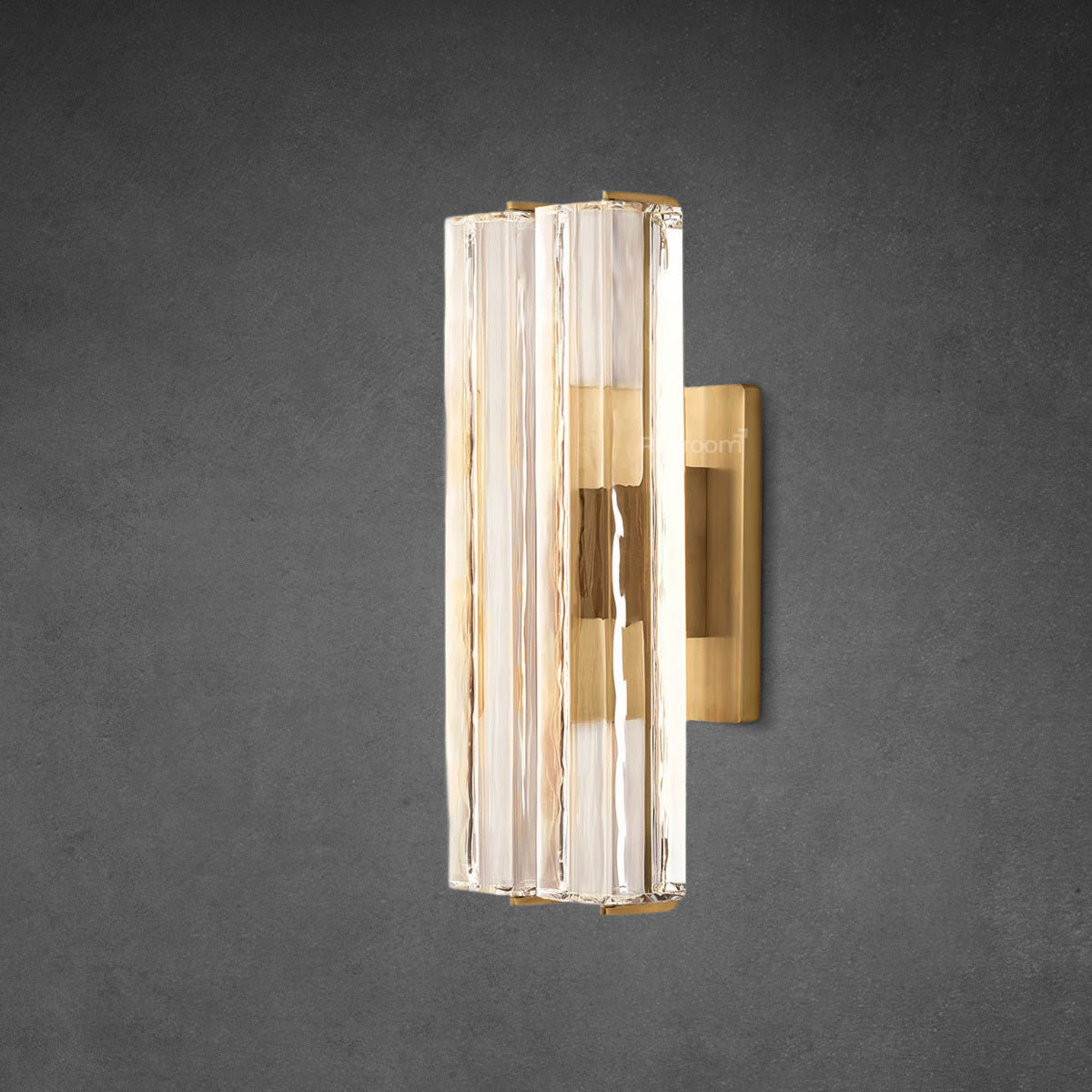 Auduben Crystal Double Sconce 15" 19" 25"