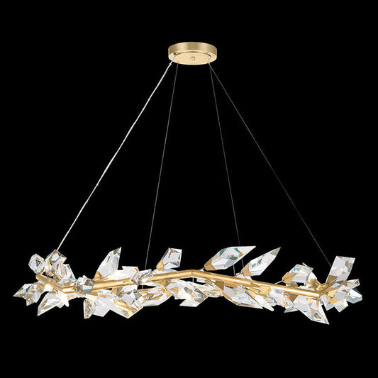 Addison 55"  Round Crystal Chandelier