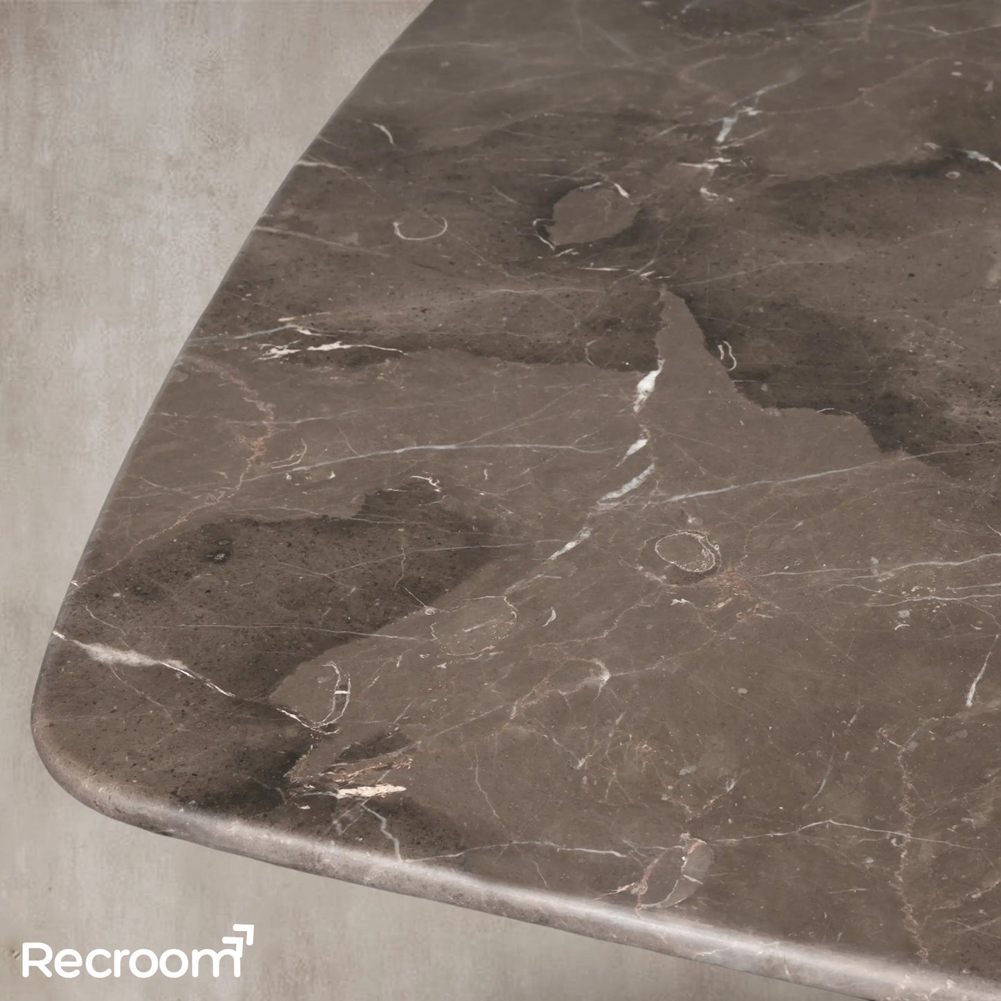 San Germani Stone Dining Table with Clement Base