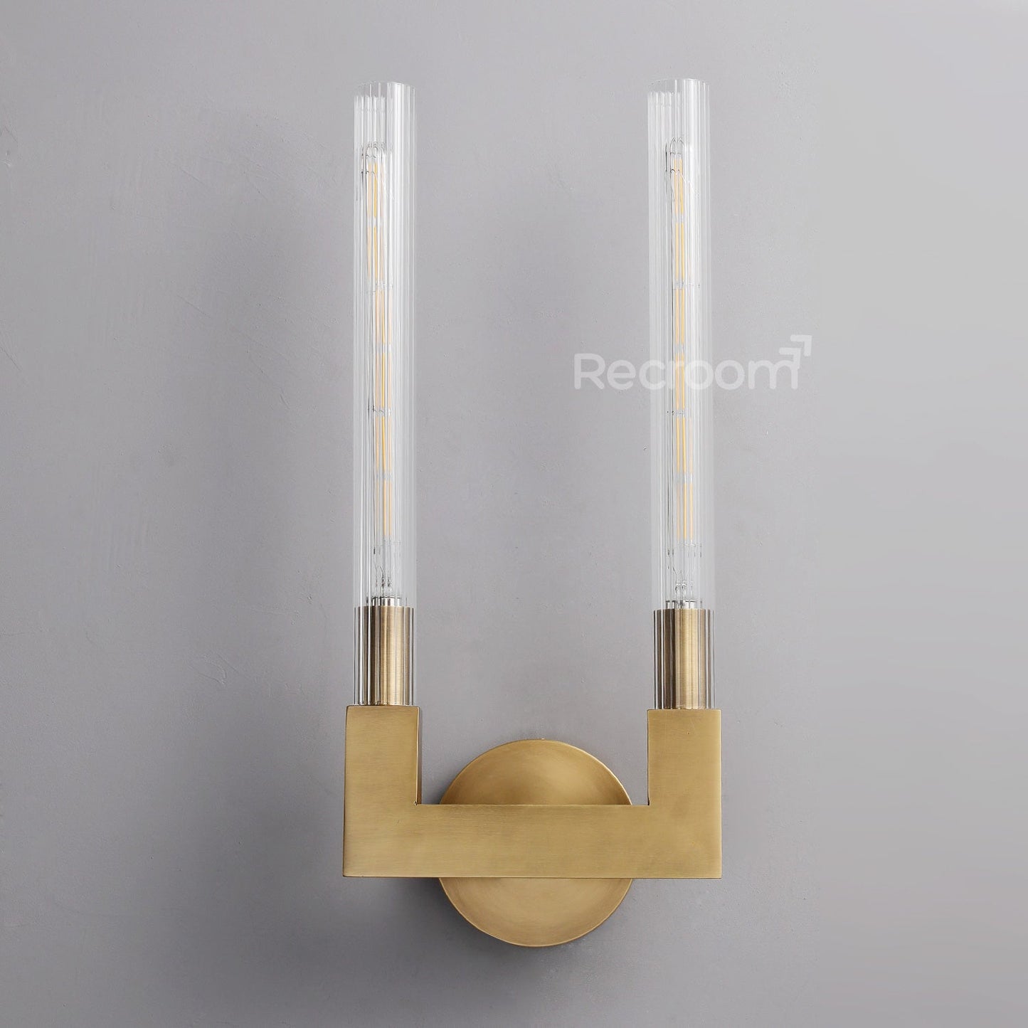 Cannel Double Wall Sconce 9"