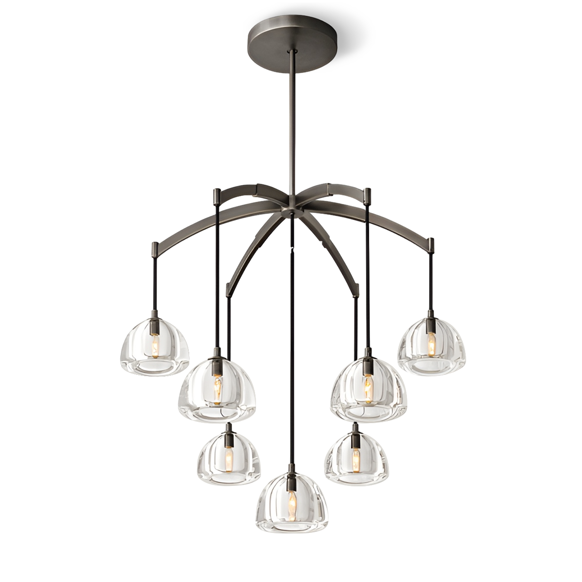 Hemisphero Round Chandelier 36"