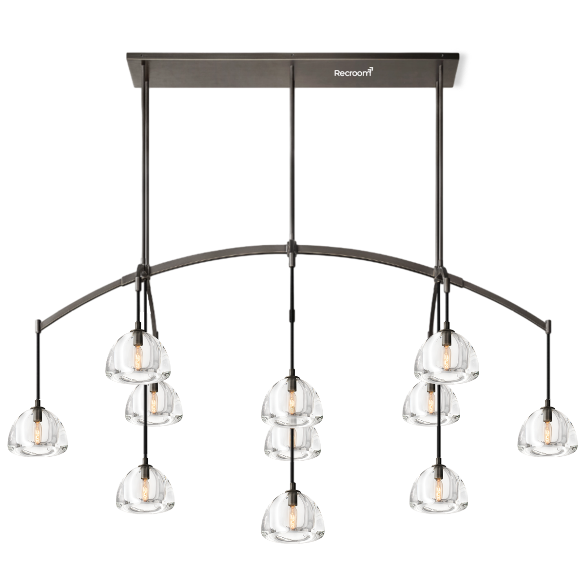 Hemisphero Linear Chandelier 72"