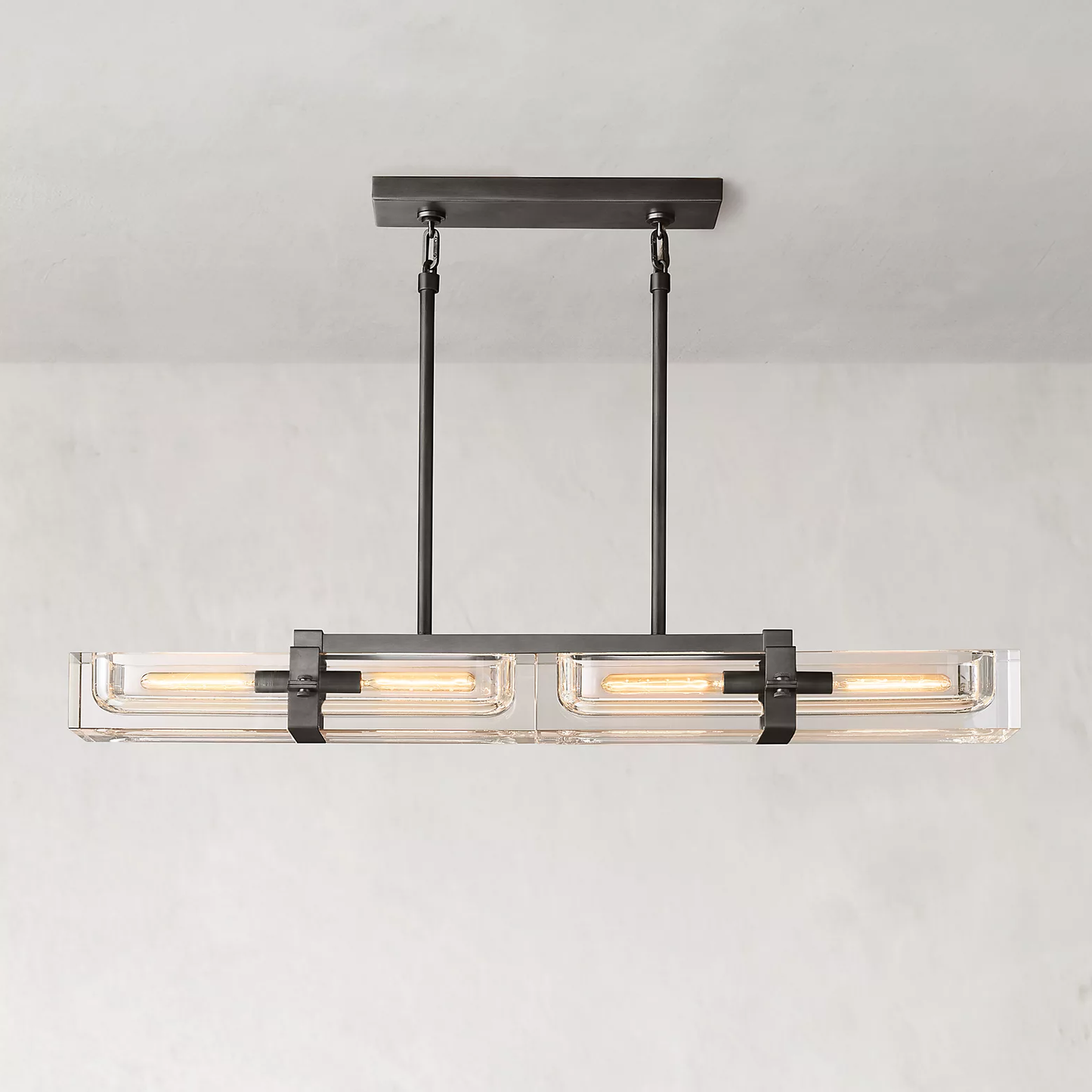 Savine Linear Chandelier 48" 4-Lights