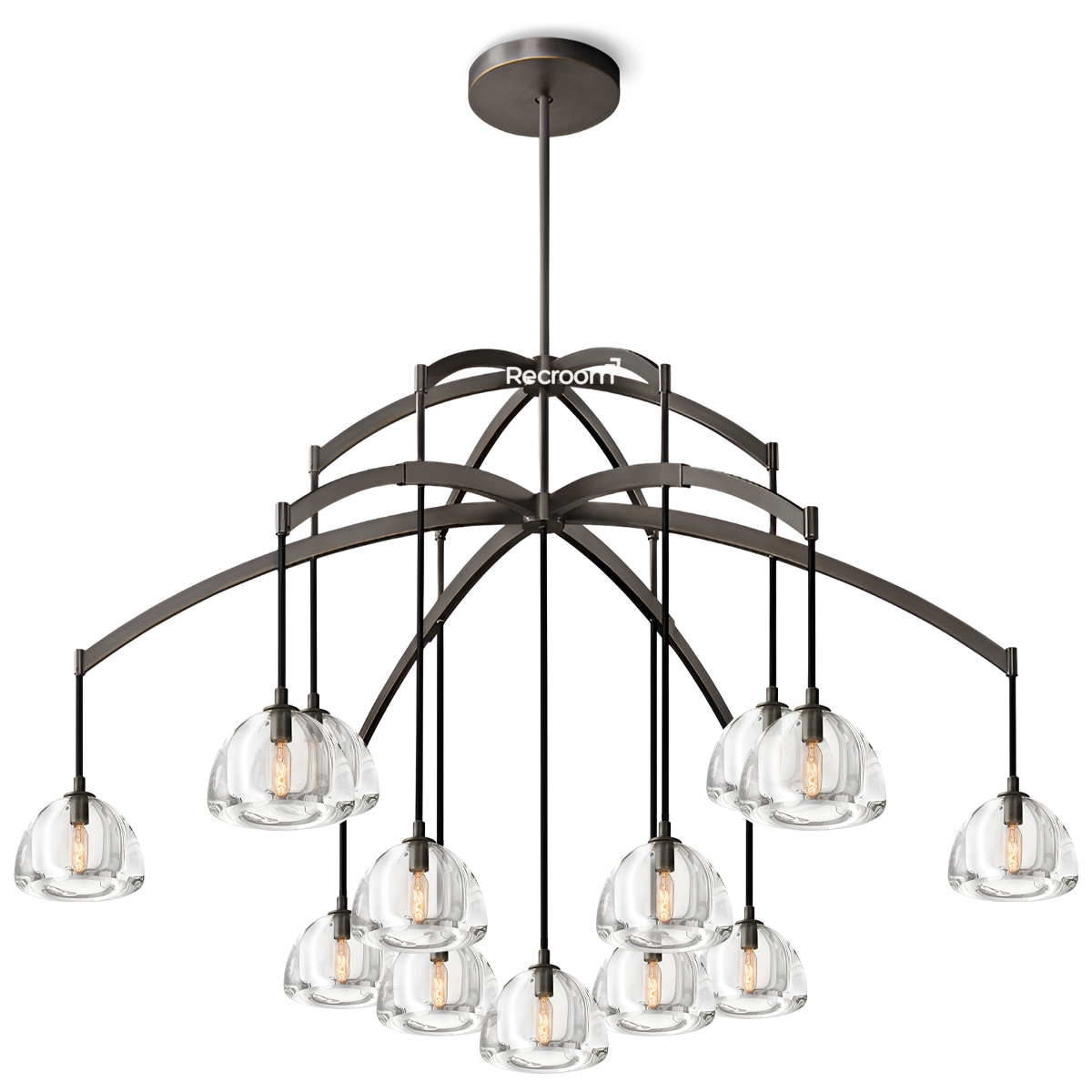 Hemisphero Round Chandelier 60"