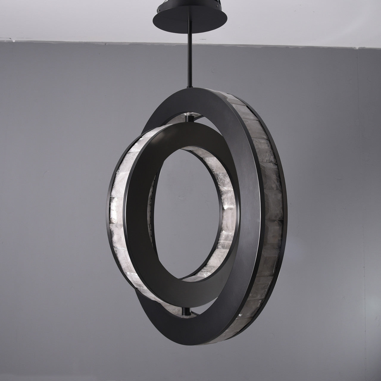 Rolantis Rock Crystal Pendant Bronze