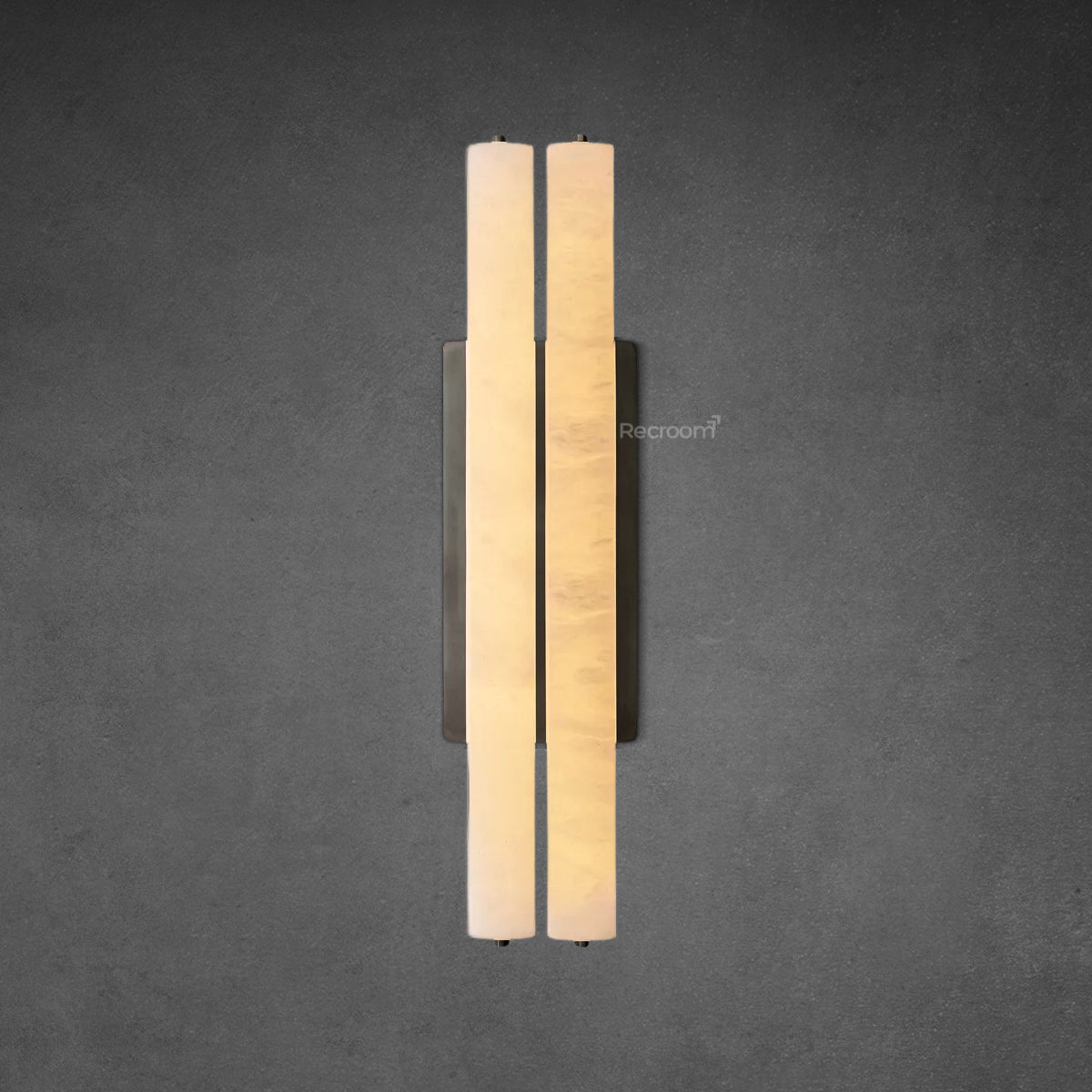 Auduben Alabaster Double Sconce 15" 19" 25"