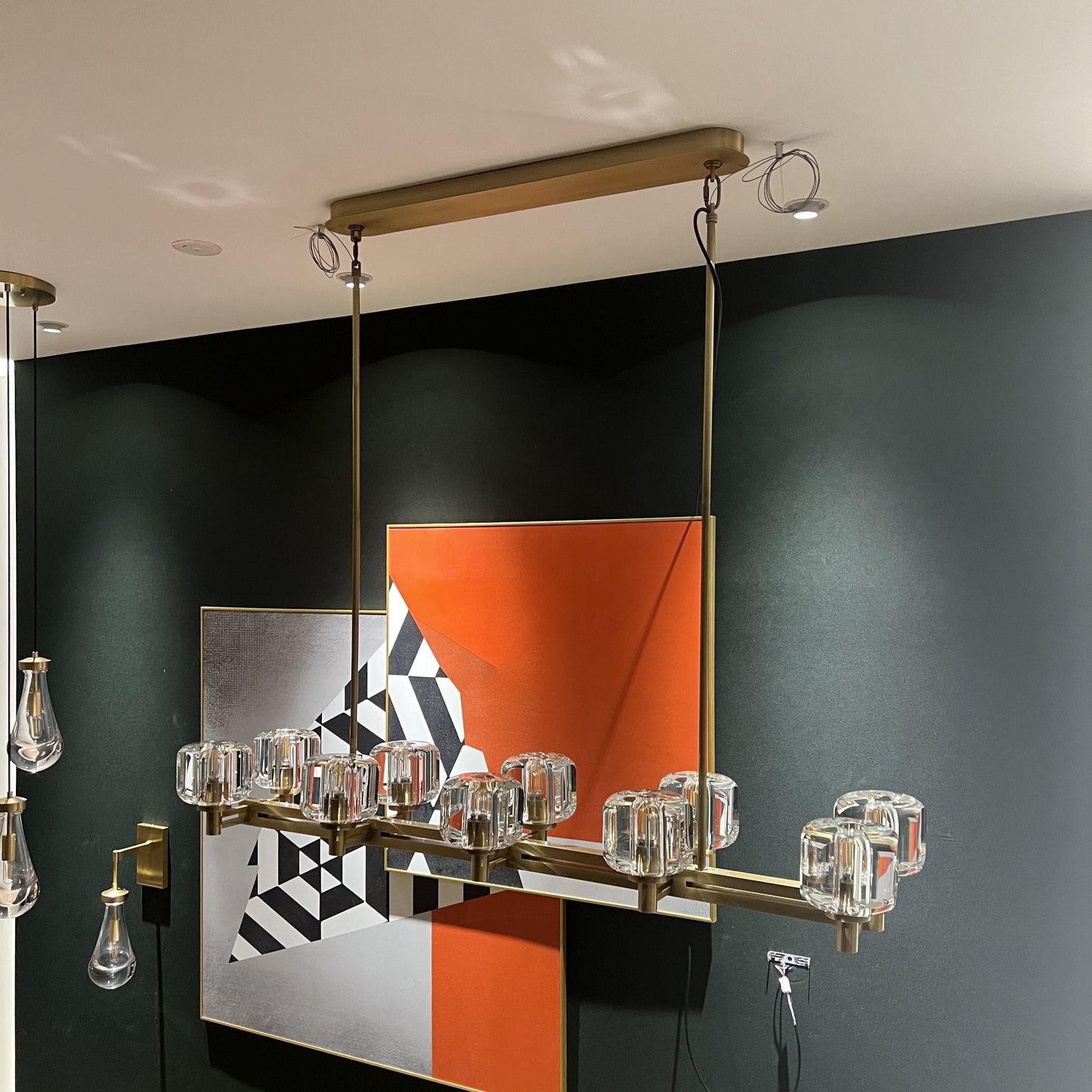 Demarat Double Linear Chandelier 72"