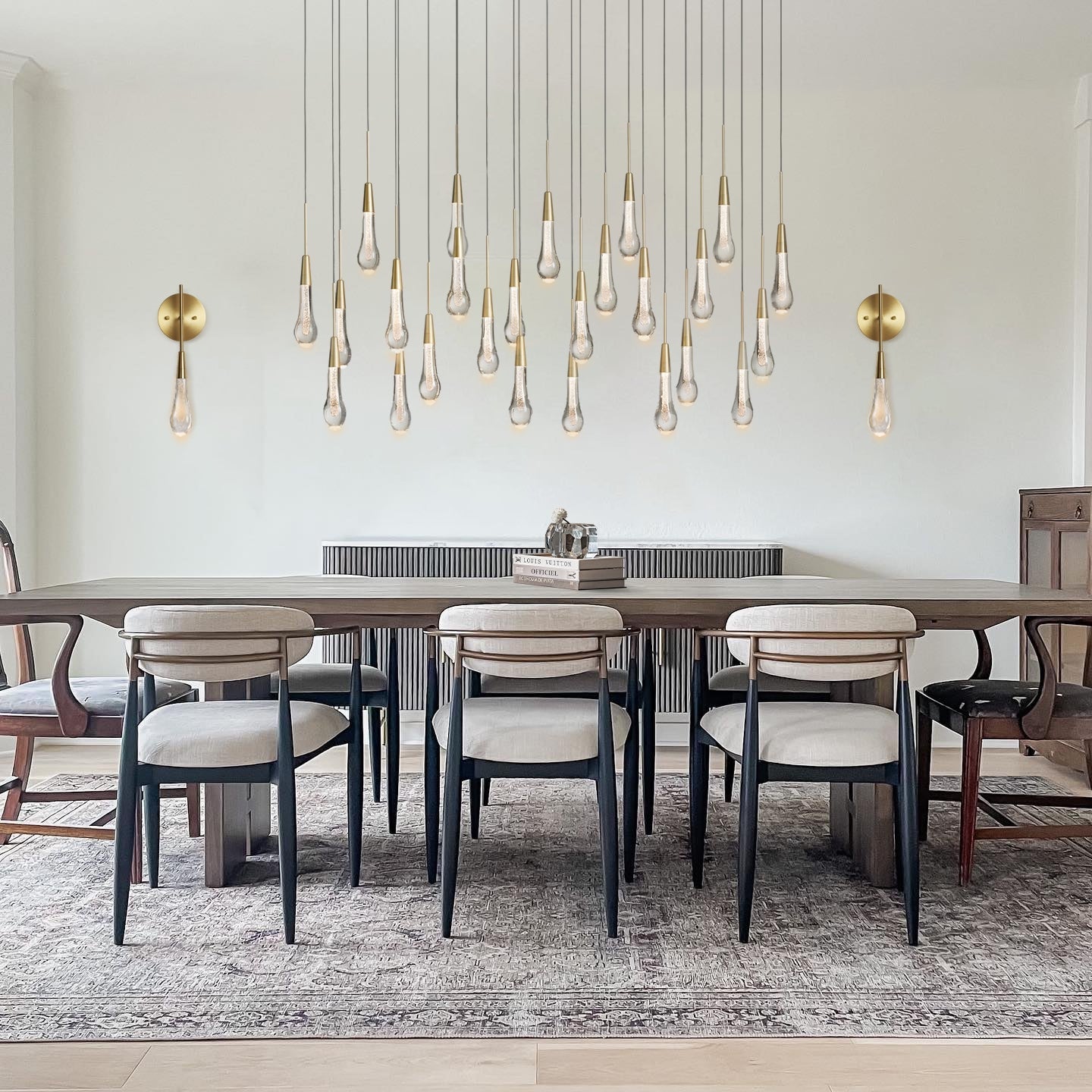 Solitaire Crystal Wall Sconce 5"W