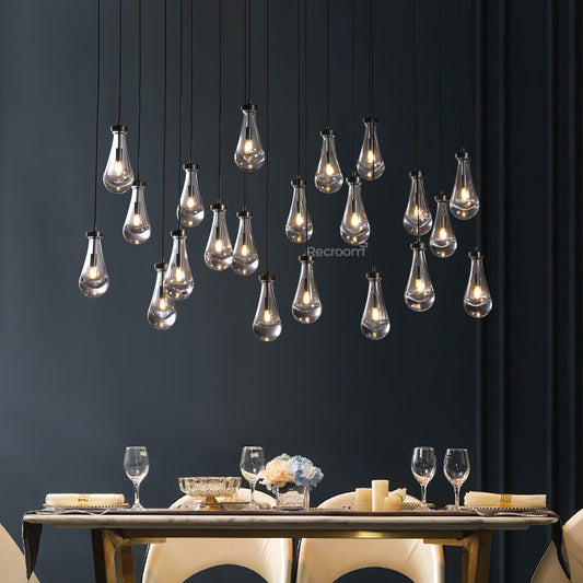 Raindrop Linear Chandelier 72"