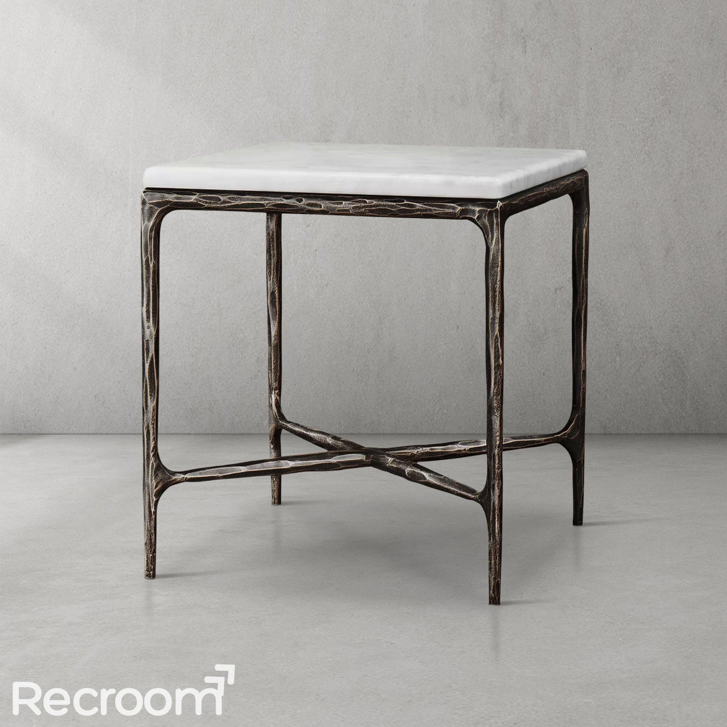 Thaddeo Square Side Table 18" 22"