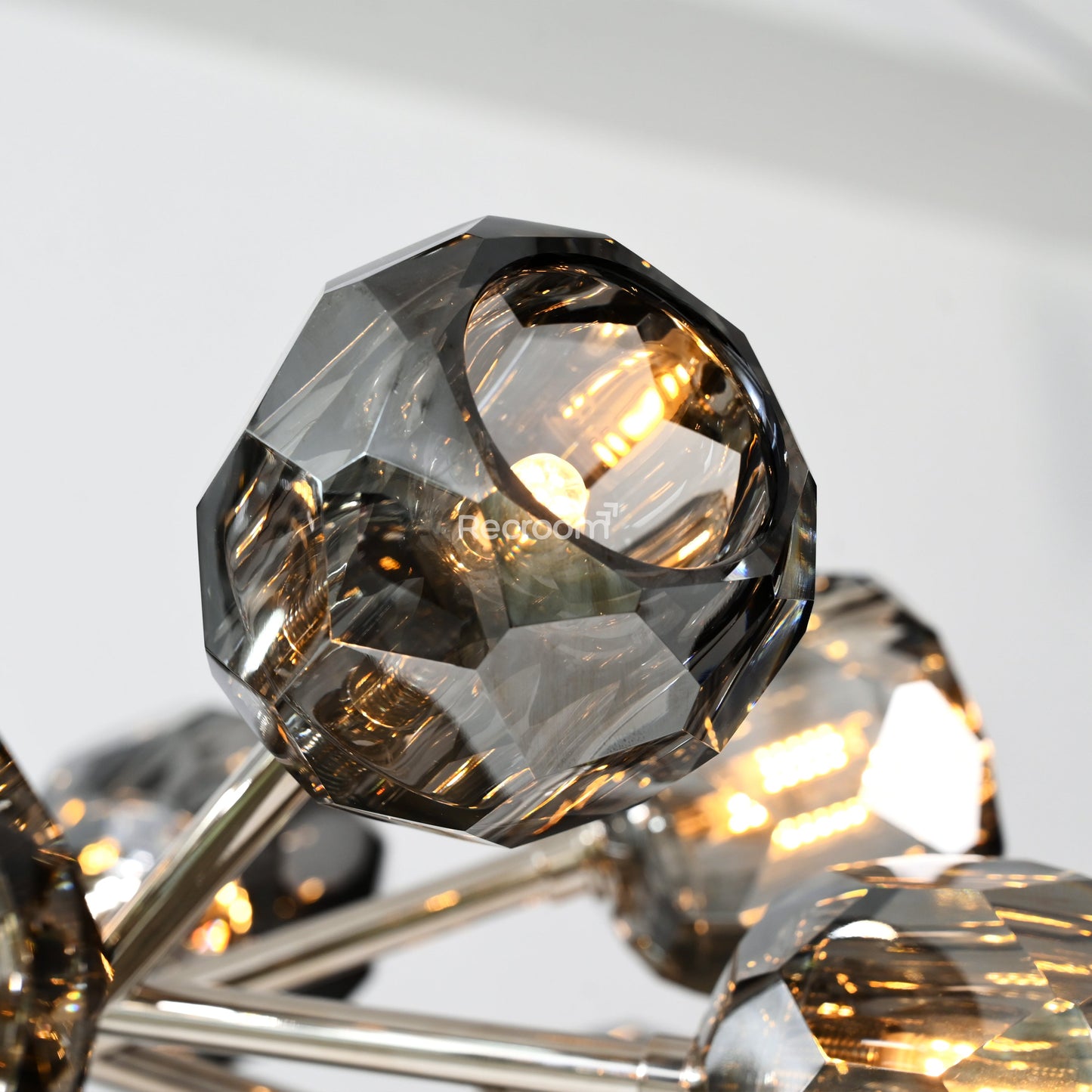 Boulew Crystal Glass Round Chandelier 24"