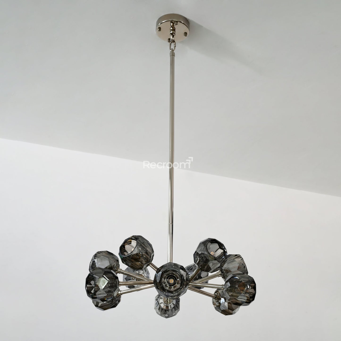 Boulew Crystal Glass Round Chandelier 24"
