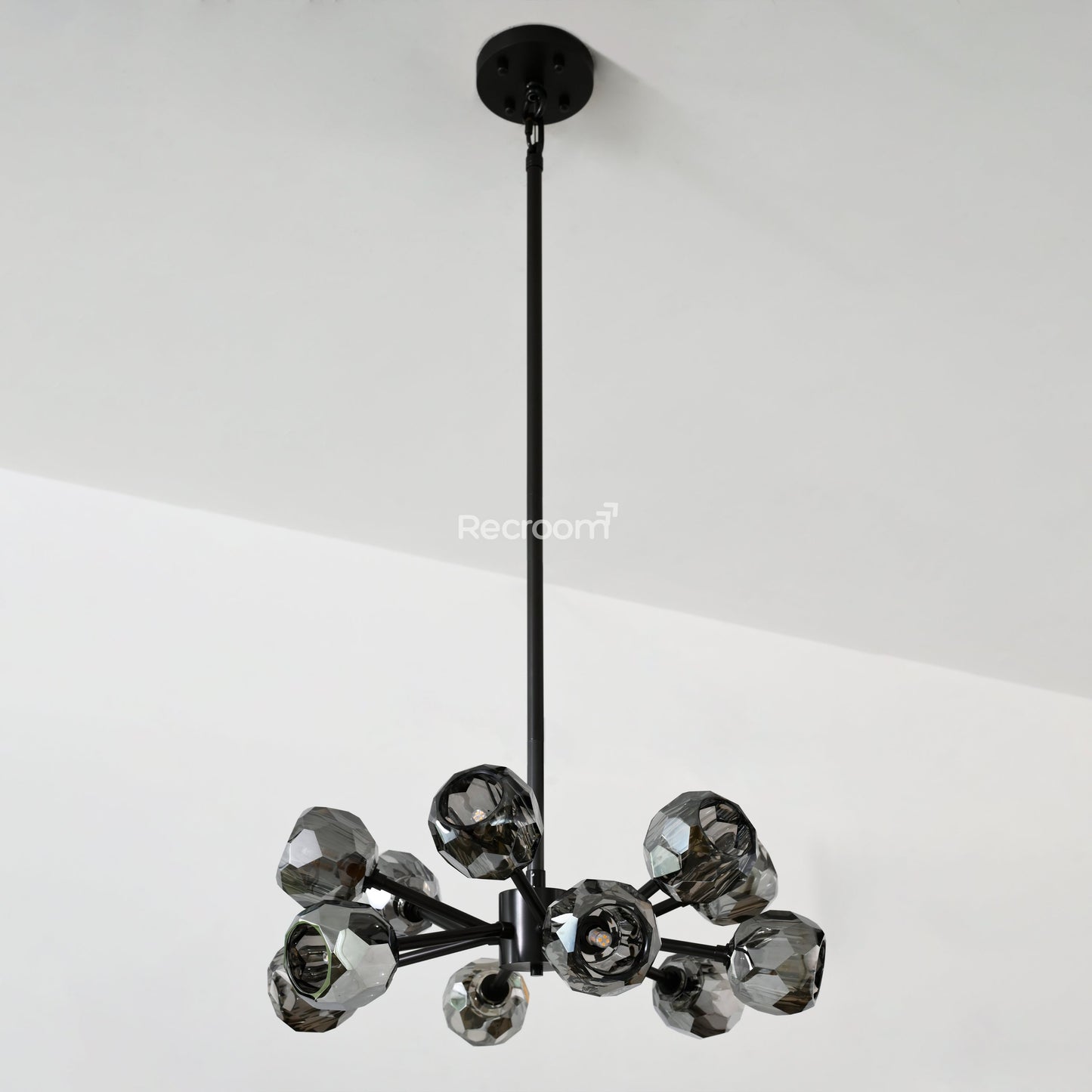 Boulew Crystal Glass Round Chandelier 24"