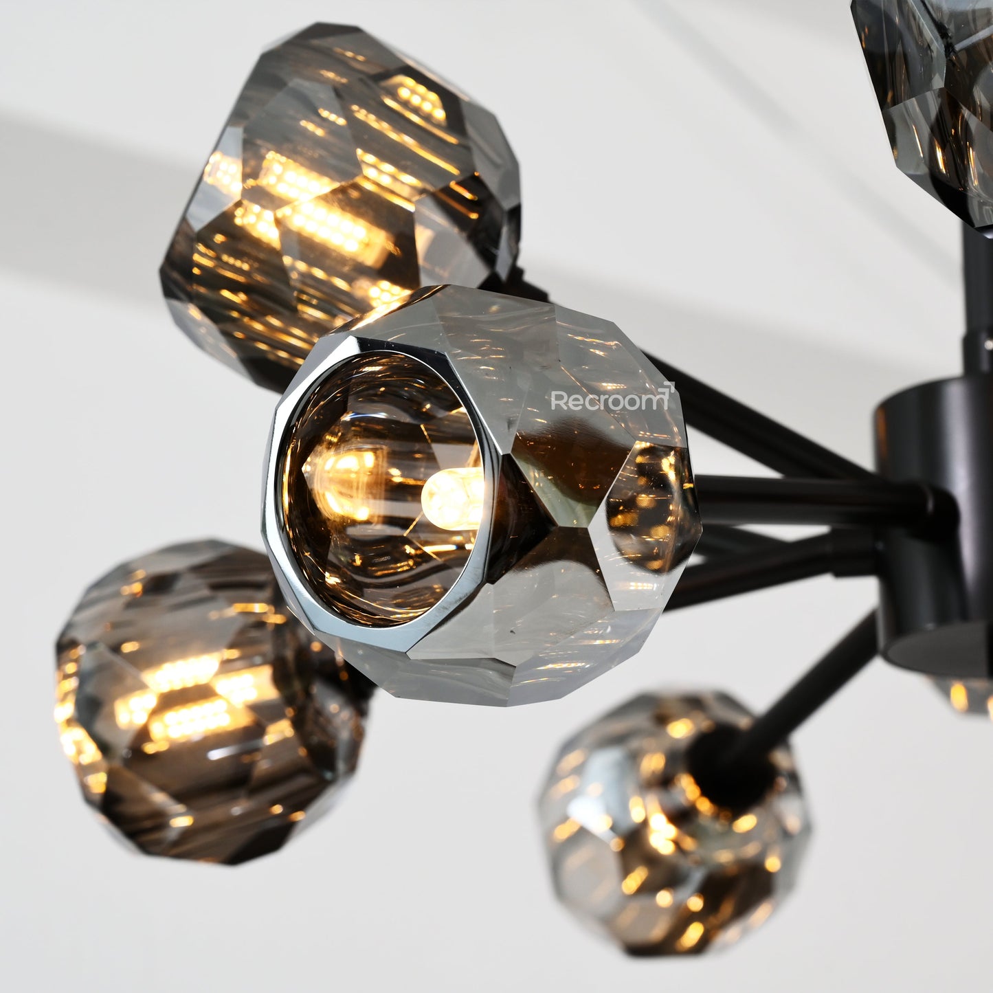 Boulew Crystal Glass Round Chandelier 24"