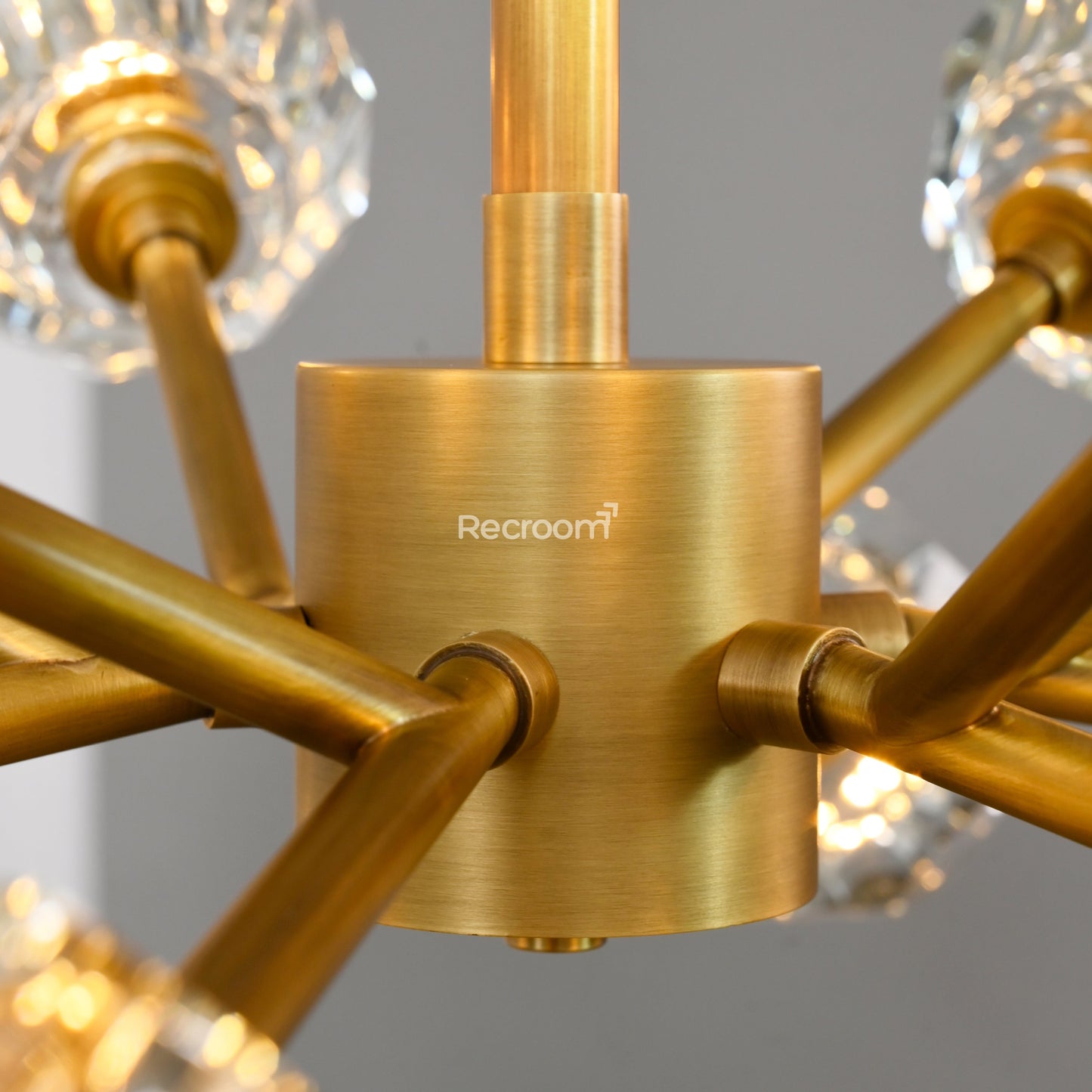 Boulew Crystal Glass Round Chandelier 24"