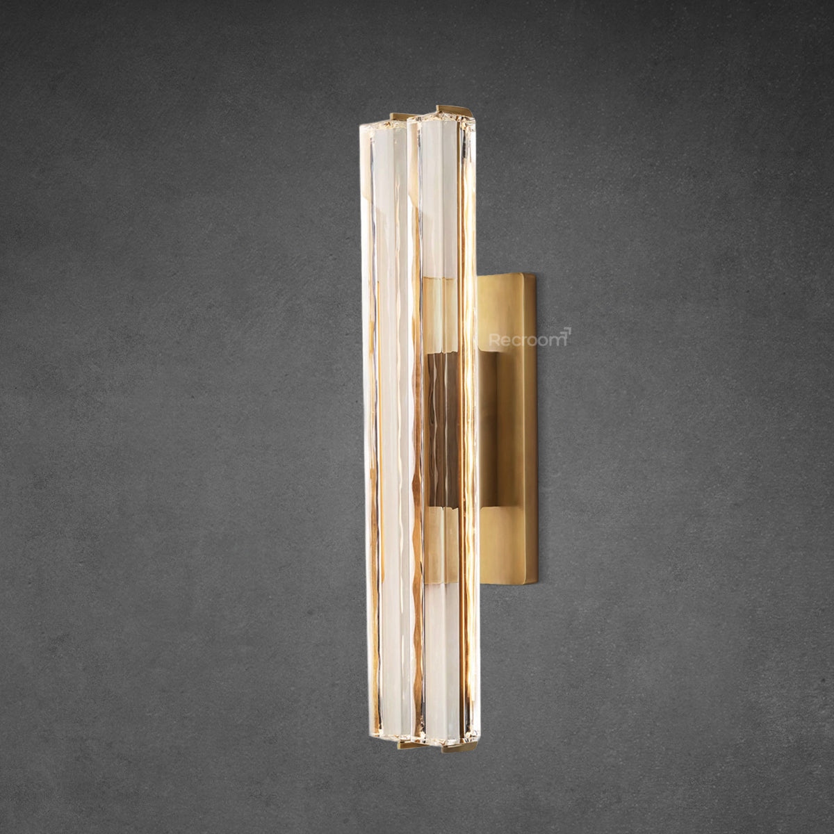 Auduben Crystal Double Sconce 15" 19" 25"