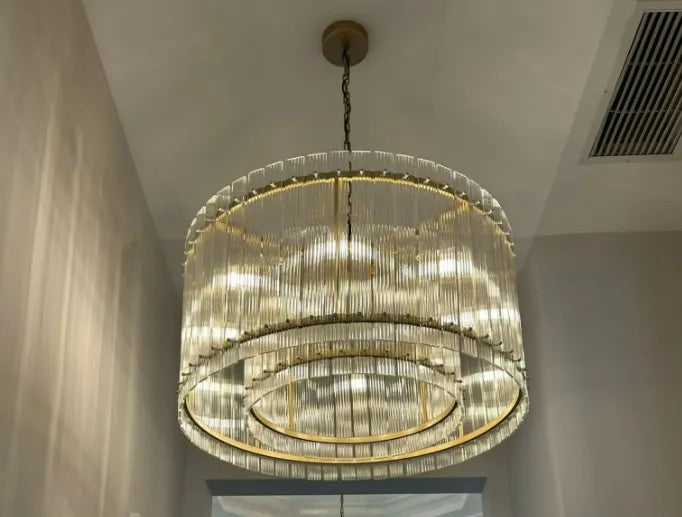 San Marcon Round Chandelier 22" 37" 48" 60"