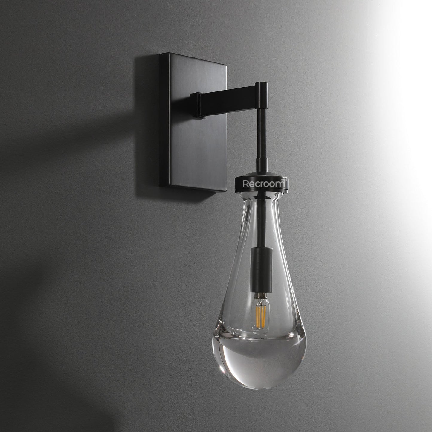 Raindrop Wall Sconce 5" Cord