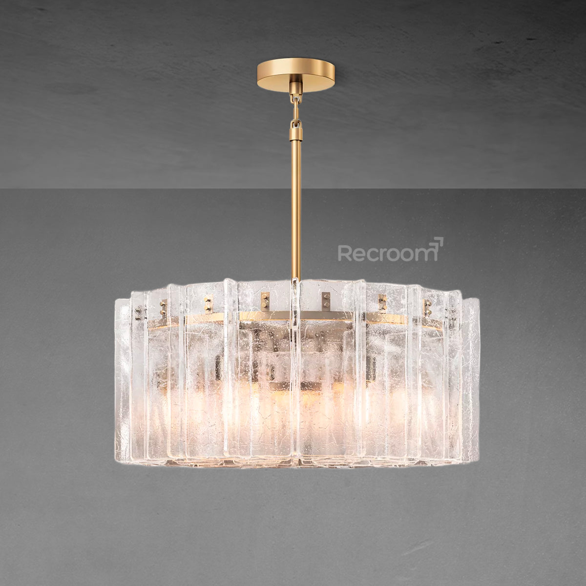 Latticy Round Chandelier 37"