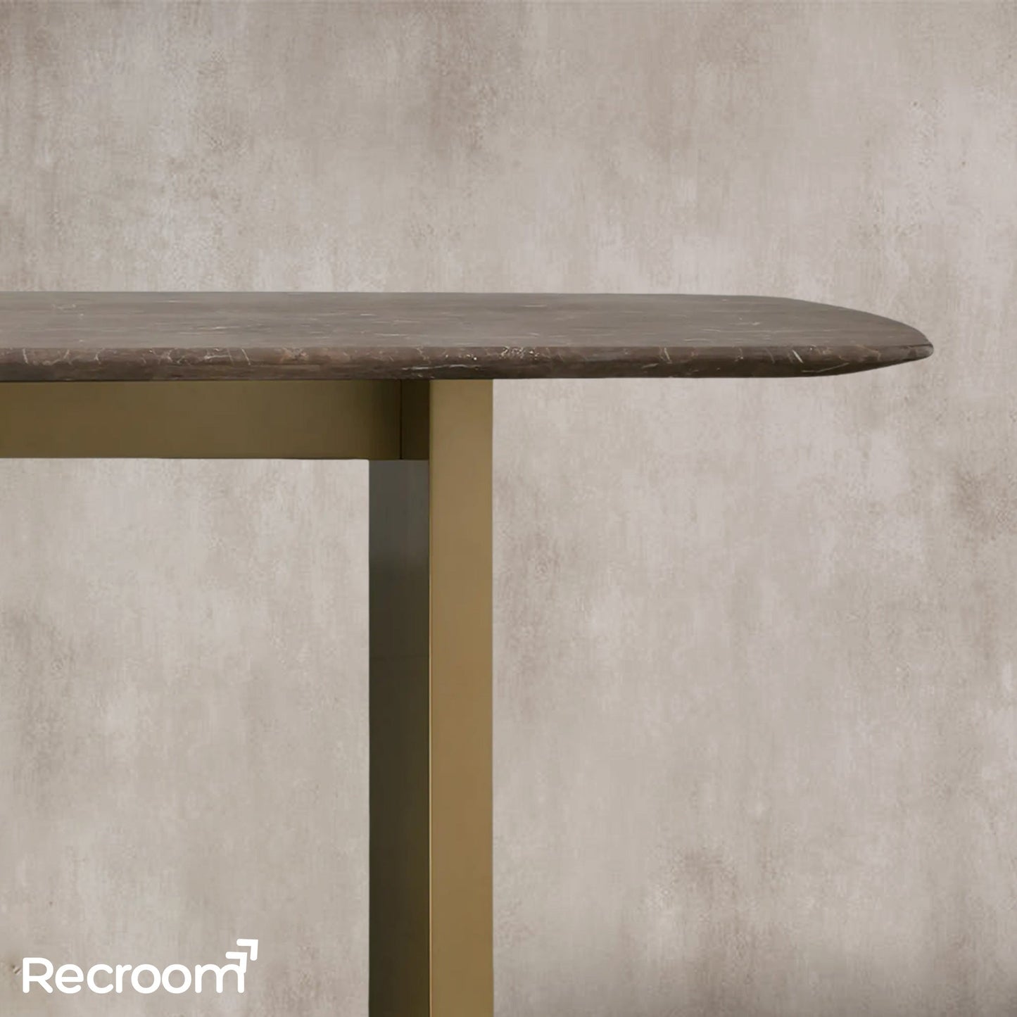 San Germani Stone Dining Table with Clement Base